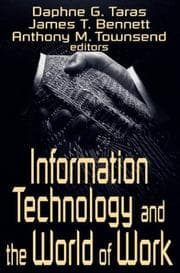Tapa de Information Technology and the World of Work