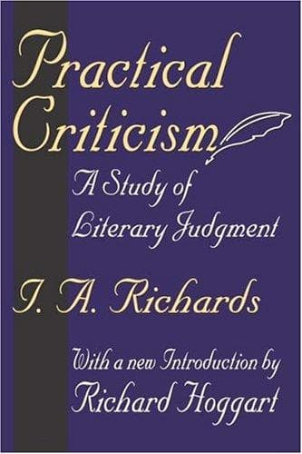 Tapa de Practical criticism