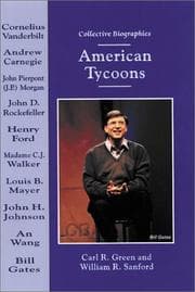 Tapa de American Tycoons (Collective Biographies)