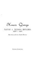 Tapa de Cartas a Isidoro Escalera