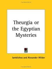 Tapa de Theurgia or the Egyptian Mysteries