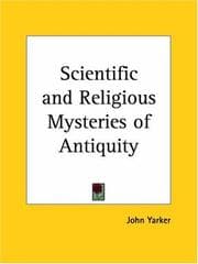 Tapa de Scientific and Religious Mysteries of Antiquity