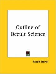 Tapa de Outline of Occult Science