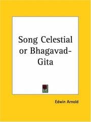 Tapa de Song Celestial or Bhagavad-Gita
