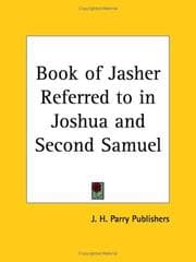 Tapa de Book of Jasher Referred to in Joshua and Second Samuel