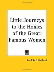 Tapa de Famous Women (Little Journeys to the Homes of the Great, Vol. 2)