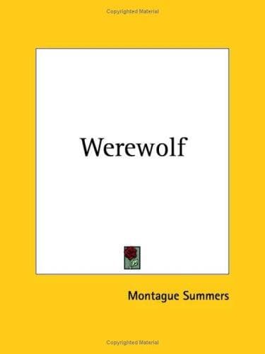 Tapa de The werewolf