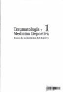 Tapa de Traumatologia Medicina Deportiva Tomo 1