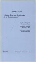 Tapa de Quien Debe Ser El Defensor De La Constitucion? (Clasicos)
