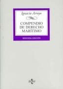 Tapa de Compendio de derecho maritimo