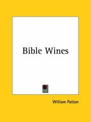 Tapa de Bible wines