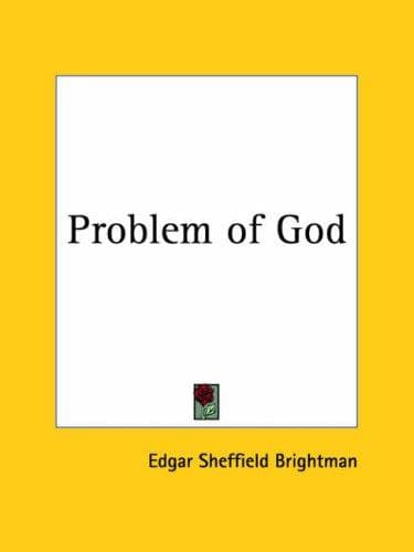 Tapa de The problem of God