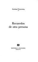 Tapa de Recuerdos De Otra Persona