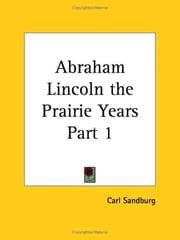 Tapa de Abraham Lincoln the Prairie Years, Part 1
