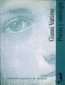 Tapa de Poesia y Ontologia