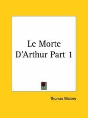 Tapa de Le Morte D'Arthur, Part 1