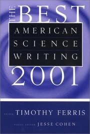 Tapa de The Best American Science Writing 2001