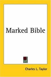 Tapa de The Marked Bible