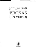 Tapa de Prosas (En Verso)