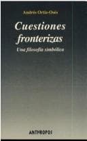 Tapa de Cuestiones Fronterizas - Una Filosofia Simbolica