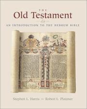 Tapa de The Old Testament : an introduction to the Hebrew Bible