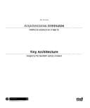 Tapa de Tiny Architecture