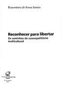 Tapa de Reconhecer Para Libertar