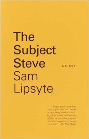 Tapa de The Subject Steve