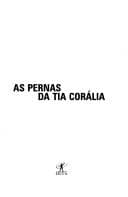 Tapa de As pernas da tia Corália
