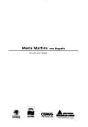 Tapa de Maria Martins, uma biografia