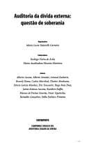 Tapa de Auditoria da dívida externa