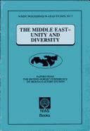 Tapa de The Middle East-- unity and diversity