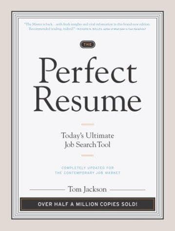 Tapa de The Perfect Resume