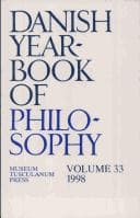 Tapa de Danish Yearbook of Philosophy, Vol. 33 (Danish Yearbook of Philosophy)