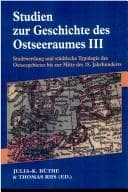 Tapa de Studien zur Geschichte des Ostseeraumes III