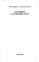 Tapa de Lo spirito e altri briganti