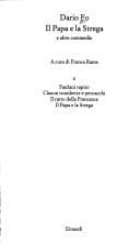 Tapa de Commedie Di Dario Fo Volume IL Papa E La