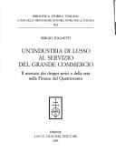 Tapa de Un'industria di lusso al servizio del grande commercio