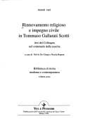 Tapa de Rinnovamento religioso e impegno civile in Tommaso Gallarati Scotti