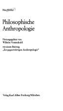 Tapa de Philosophische Anthropologie