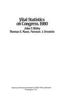 Tapa de Vital statistics on Congress, 1980