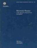 Tapa de Electronic finance