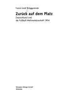 Tapa de Zurück auf dem Platz