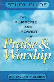 Tapa de Purpose and Power of Praise and Worship