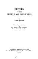 Tapa de History of the burgh of Dumfries
