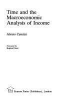 Tapa de Time and the macroeconomic analysis of income