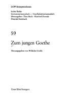 Tapa de Zum jungen Goethe