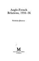 Tapa de Anglo-French relations, 1934-36