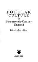 Tapa de Popular culture in seventeenth century England