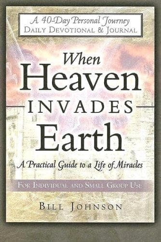 Tapa de When Heaven Invades Earth Devotional & Journal